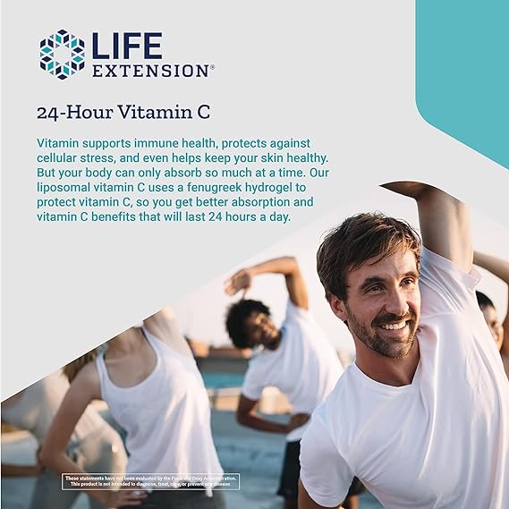 24-Hour Liposomal Vitamin C: Immune & Skin Health Formula
